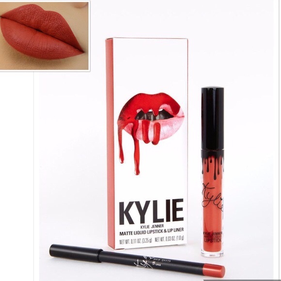 Kylie Cosmetics Other - NIB KYLIE Jenner Matte Liquid Lipstick & Liner Kit